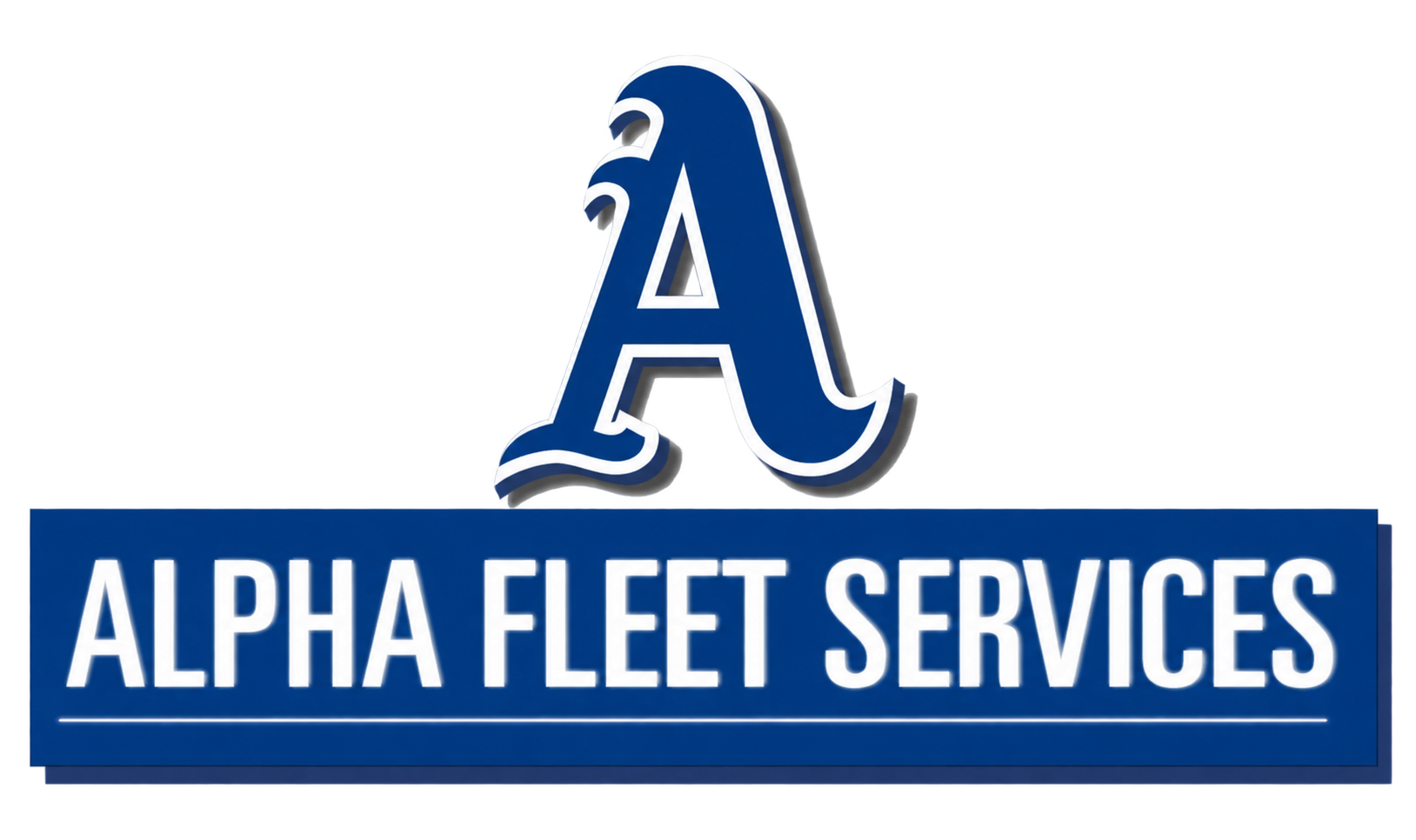 Alpha Fleet Services original blue logo